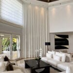 Miami Beach Window Treatment Shades By Mia Casa, Electric Roller Blinds, draperies, curtain