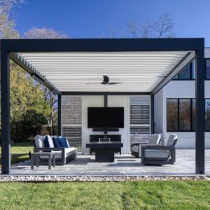 Pergola, Pool Pergola, Awning, Outdoor Shades, Screen shade, shades by mia casa, MARKILUX AWNING