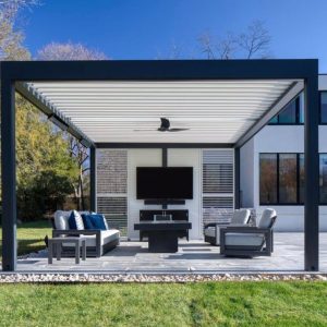 Pergola, Pool Pergola, Awning, Outdoor Shades, Screen shade, shades by mia casa, MARKILUX AWNING